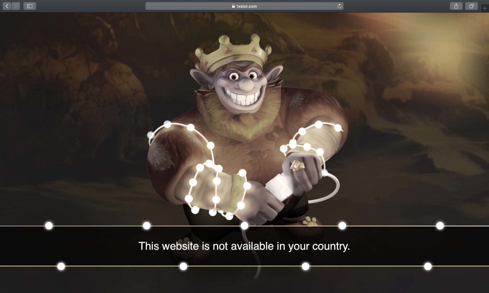 Screenshot of 1xslot.com