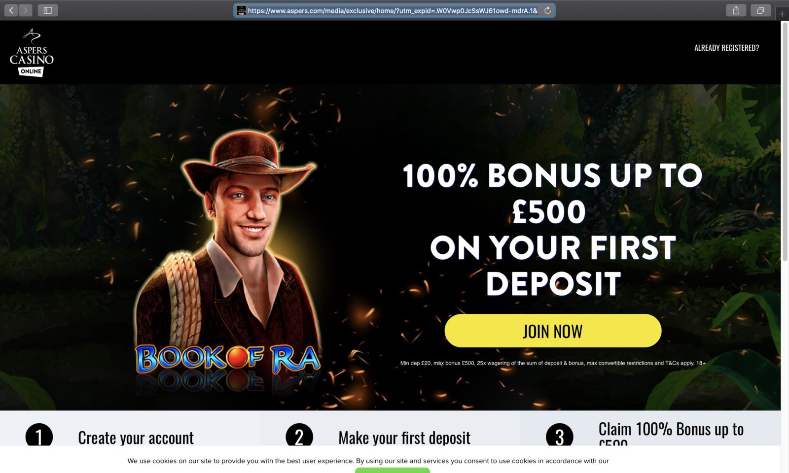 Screenshot of aspers.com