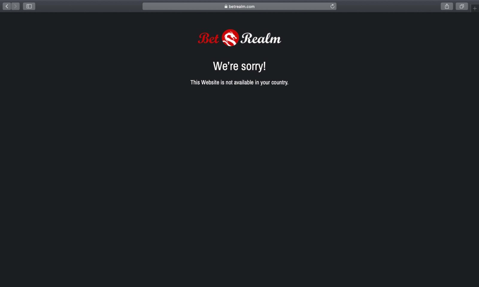 Screenshot of betrealm.com