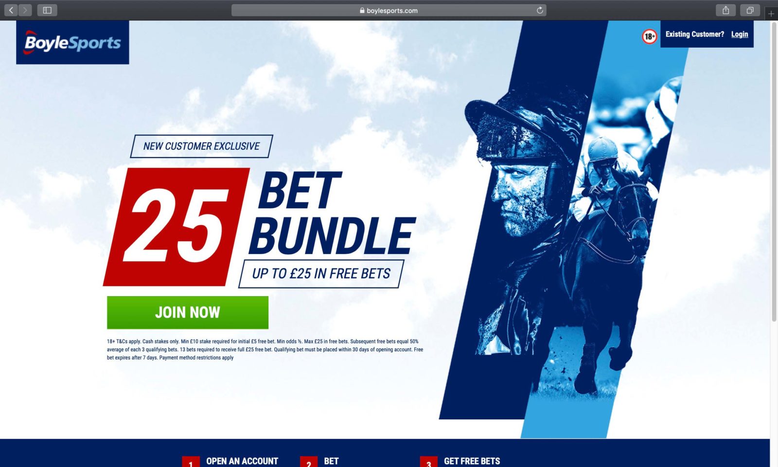 Screenshot of boylesports.com