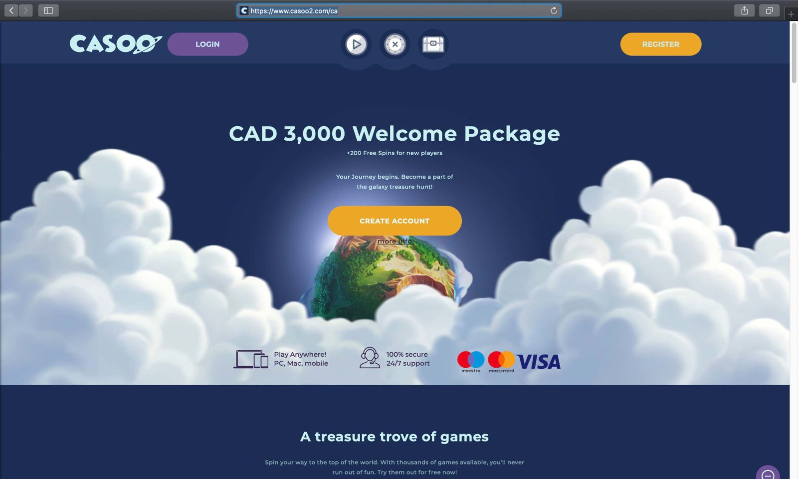 Screenshot of casoo2.com