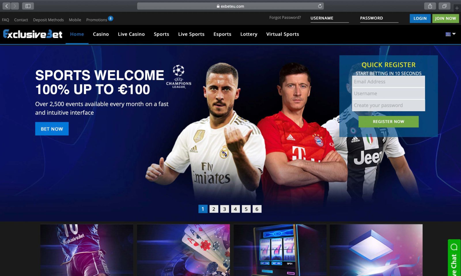 Screenshot of exbeteu.com