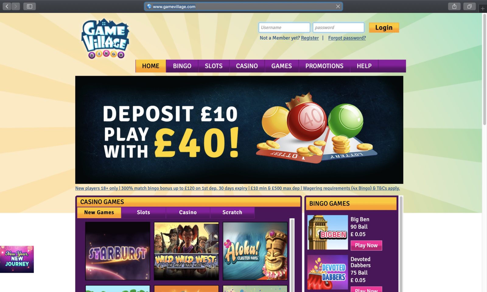 Screenshot of gamevillage.com