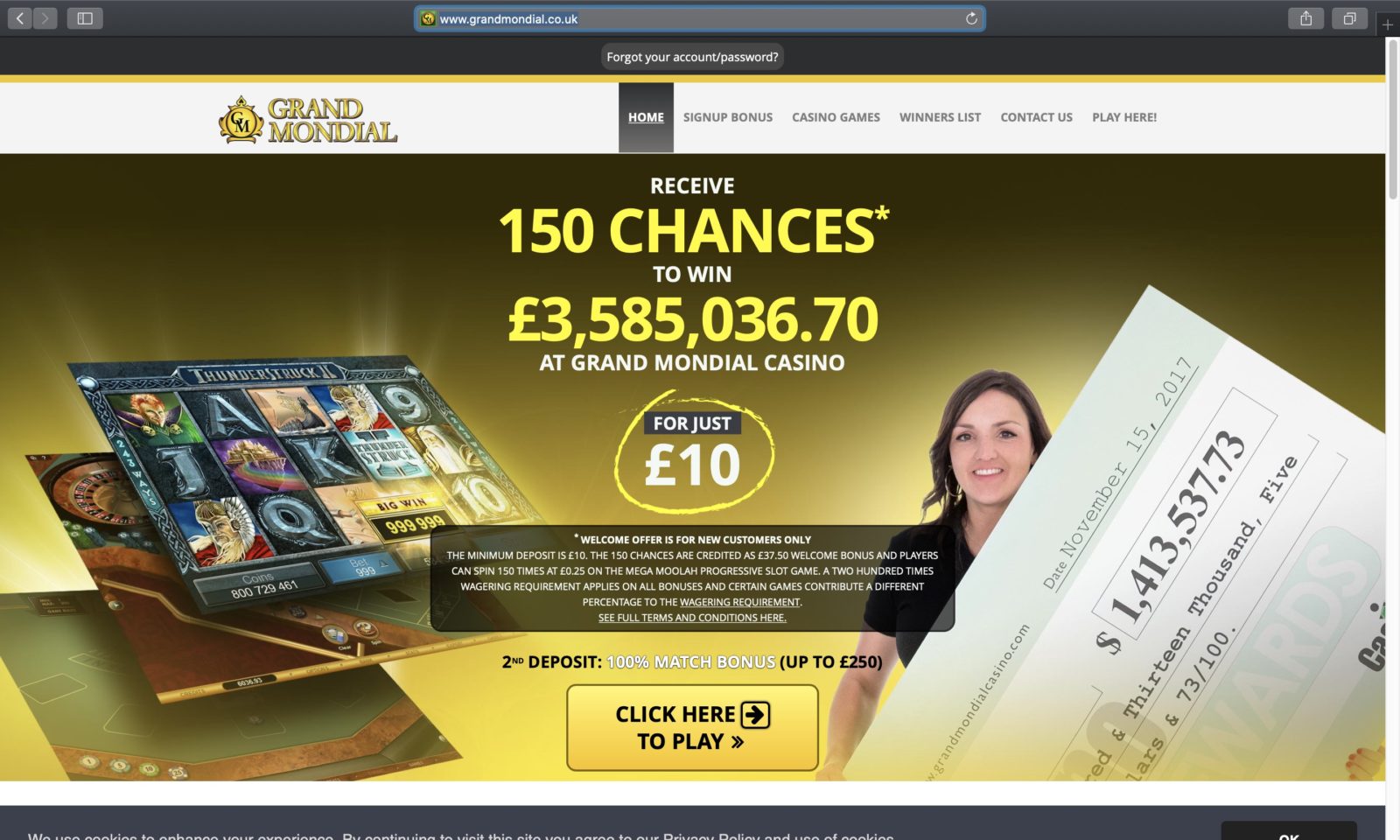 Screenshot of grandmondial.co.uk