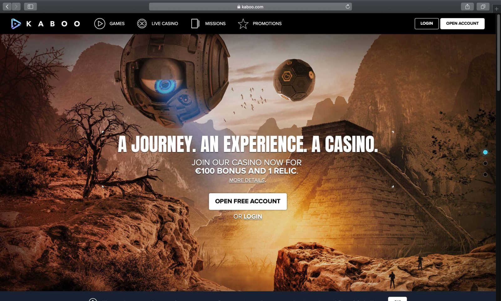 Screenshot of kaboo.com