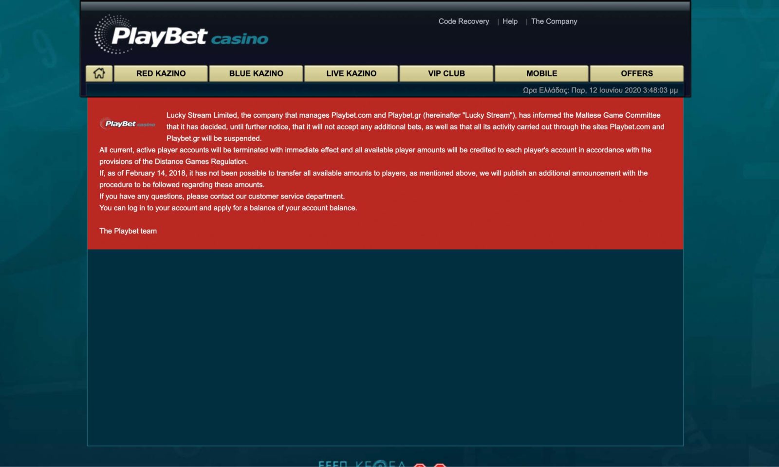 Screenshot of playbet.com