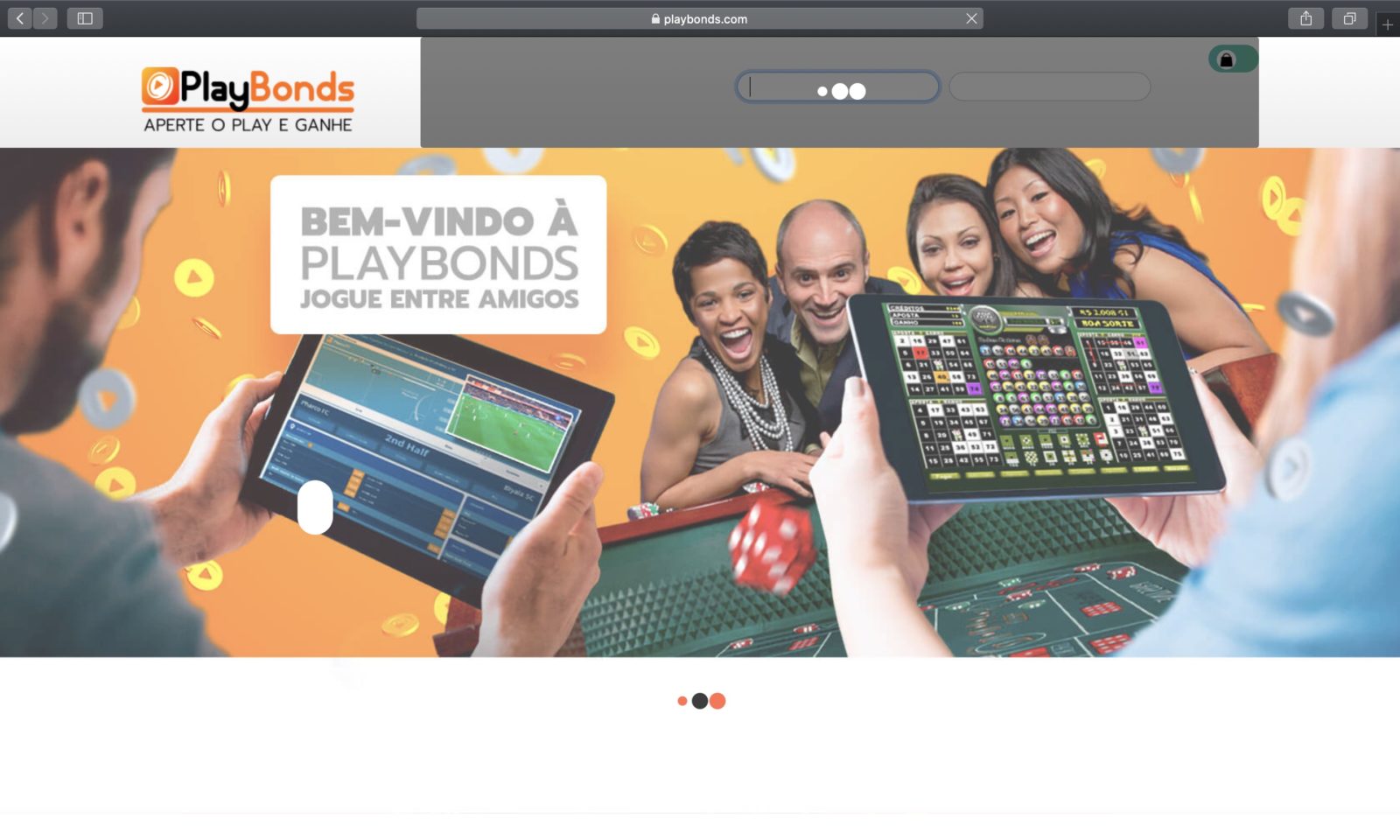 Screenshot of playbonds.com