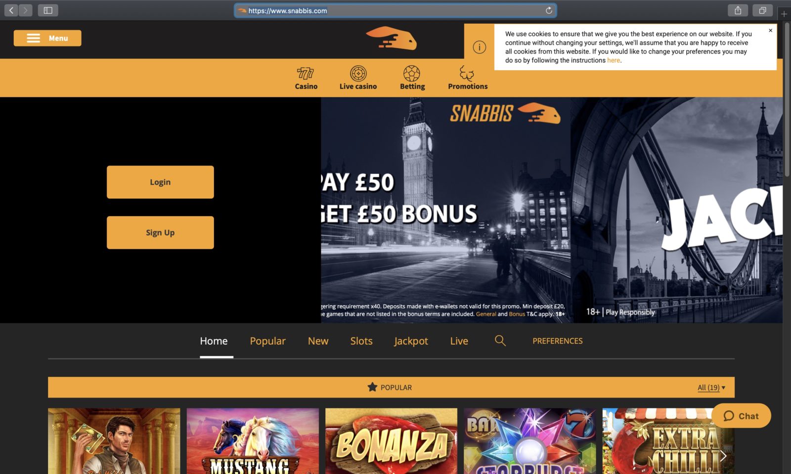 Screenshot of snabbis.com