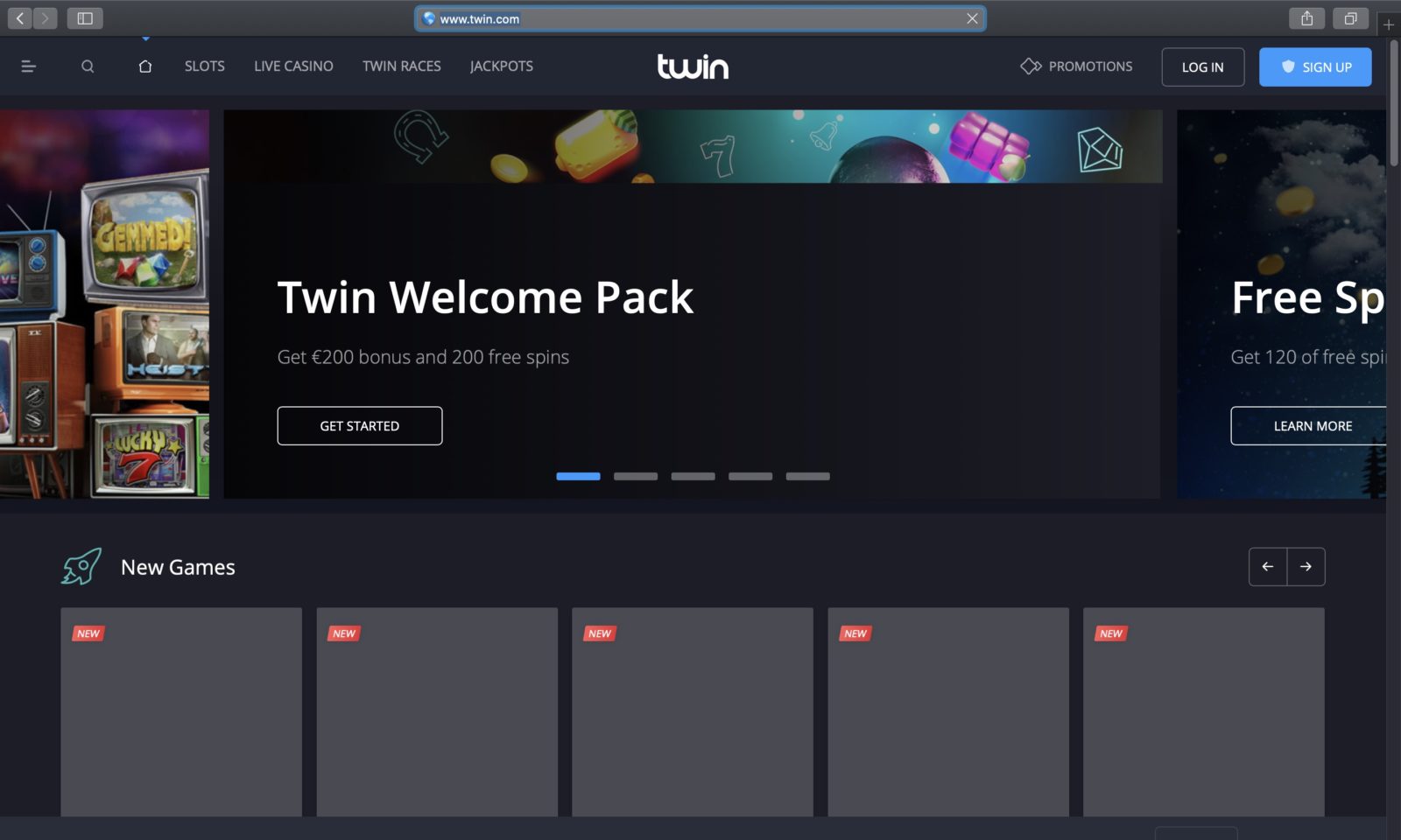 Screenshot of twin.com