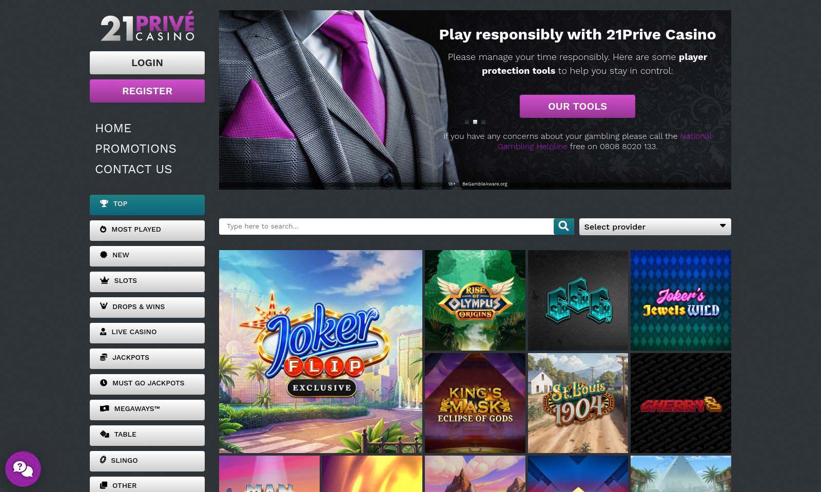 Homepage screenshot taken on 26 July 2024