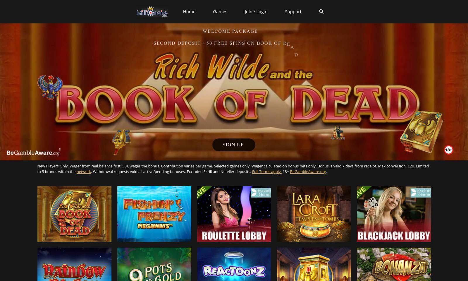 Homepage screenshot taken on 26 July 2024