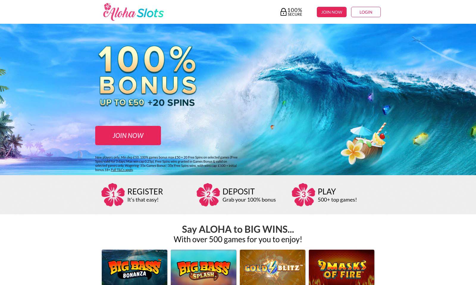 Homepage screenshot taken on 25 July 2024