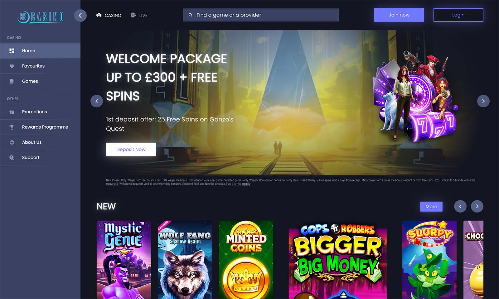 Homepage screenshot taken on 08 September 2024