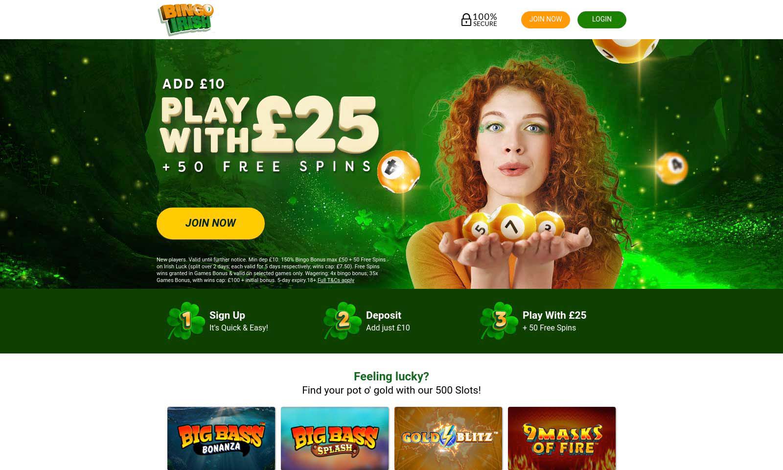 Homepage screenshot taken on 25 July 2024