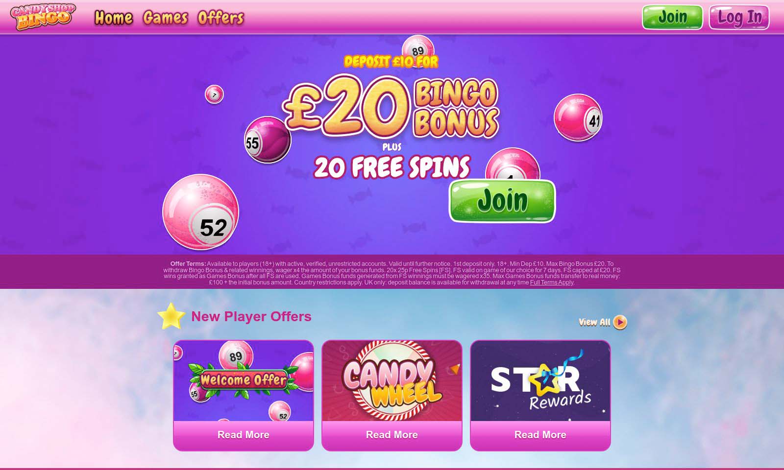 Homepage screenshot taken on 25 July 2024