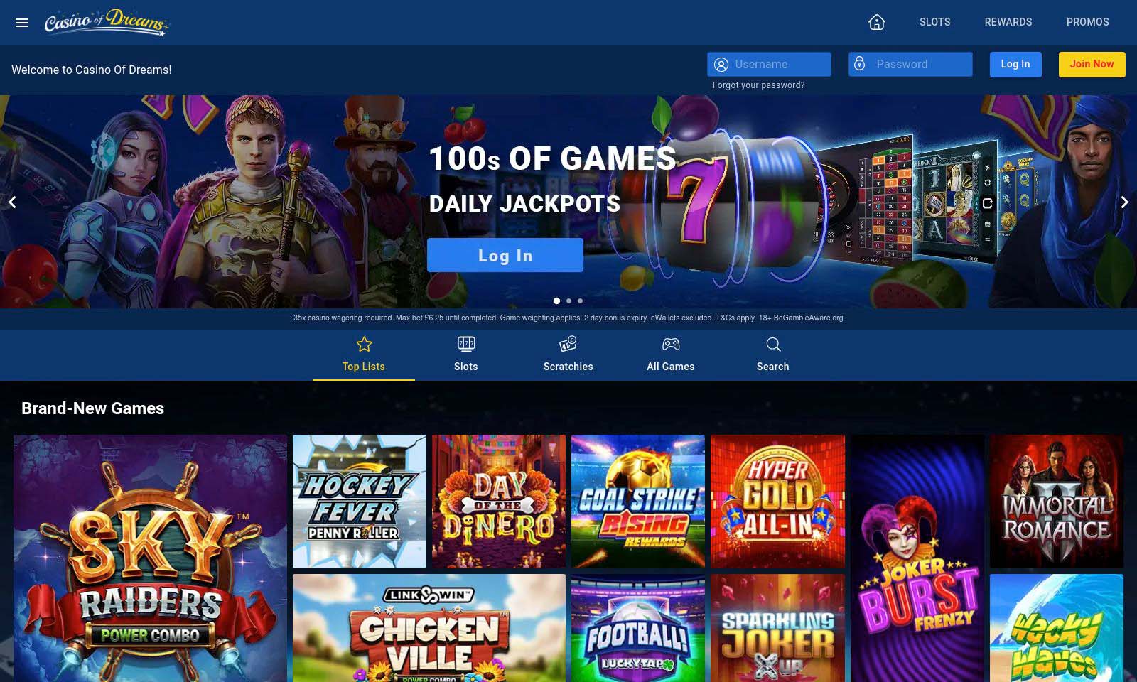 Homepage screenshot taken on 25 July 2024