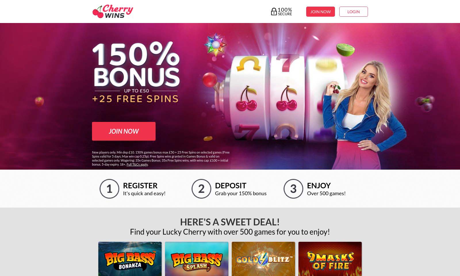 Homepage screenshot taken on 25 July 2024