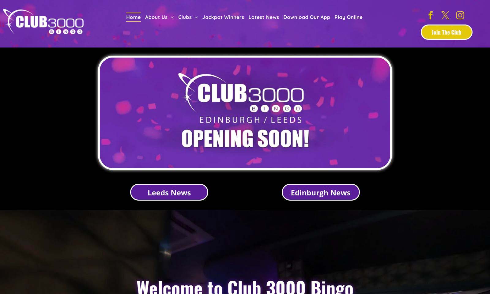 Homepage screenshot taken on 26 July 2024