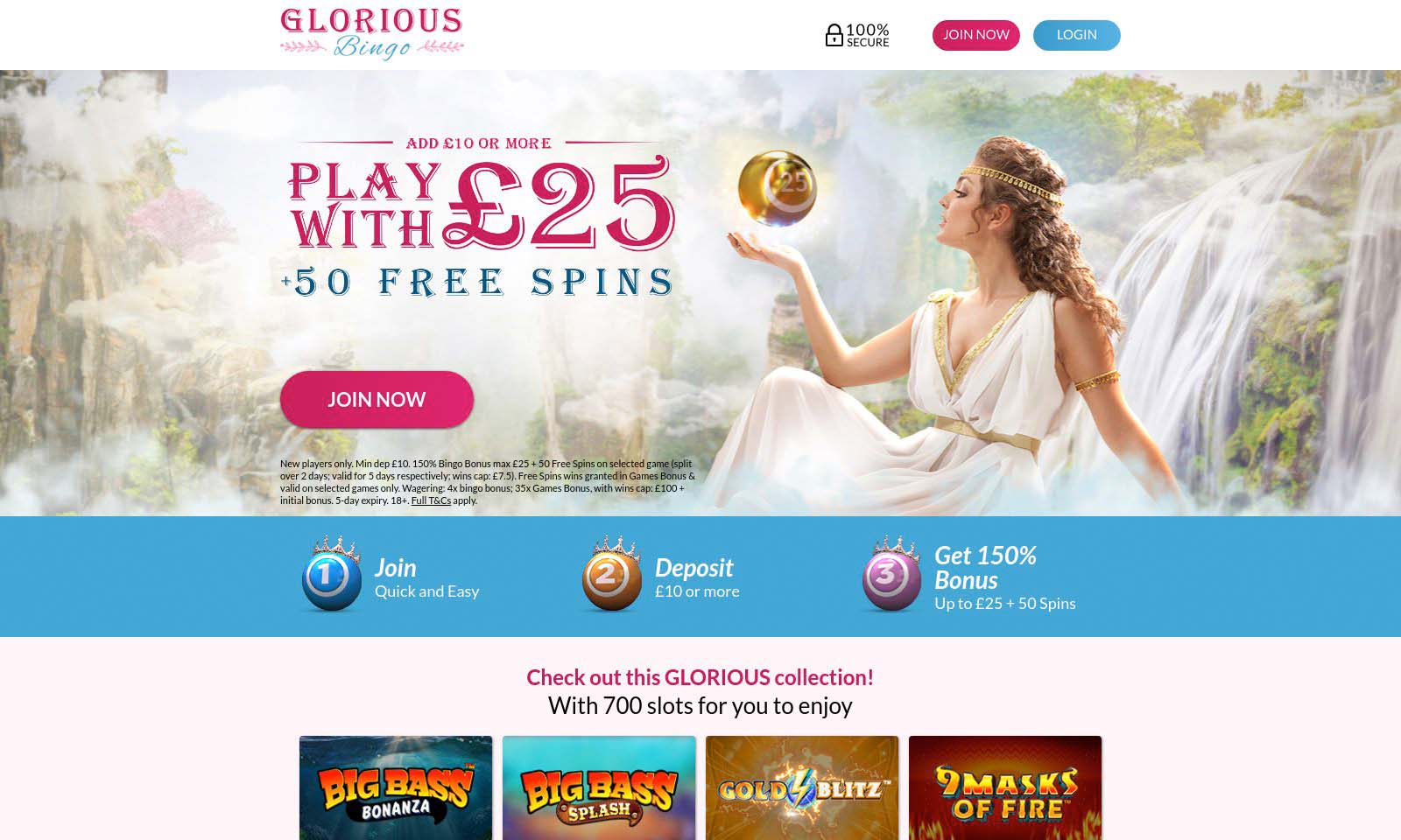 Homepage screenshot taken on 25 July 2024