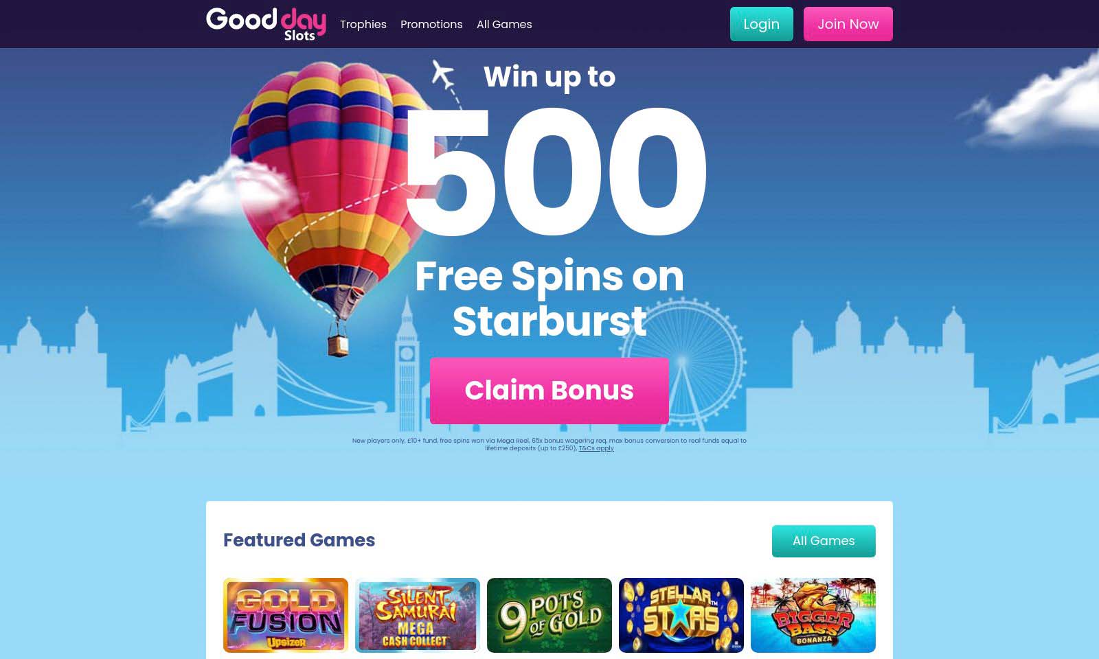 Homepage screenshot taken on 26 July 2024