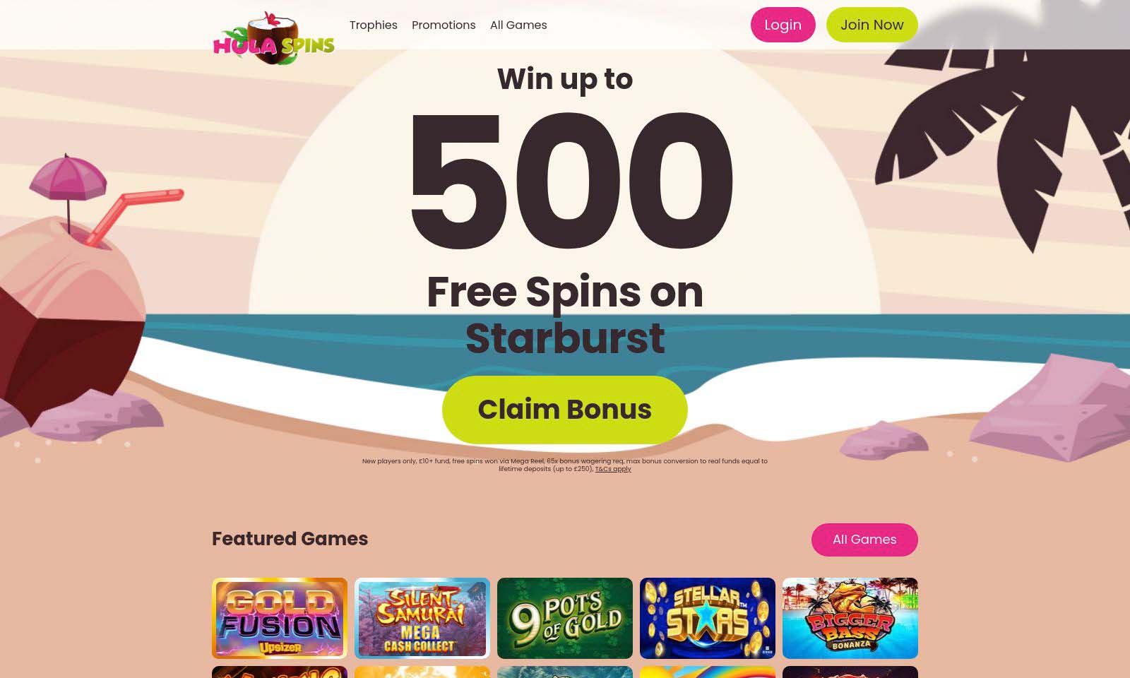 Homepage screenshot taken on 26 July 2024