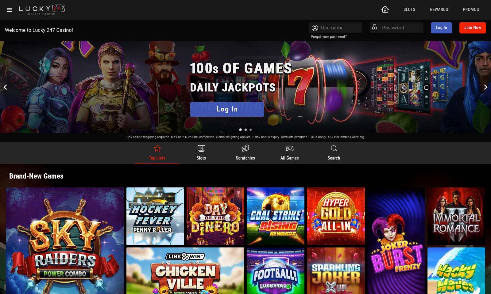 Homepage screenshot taken on 25 July 2024