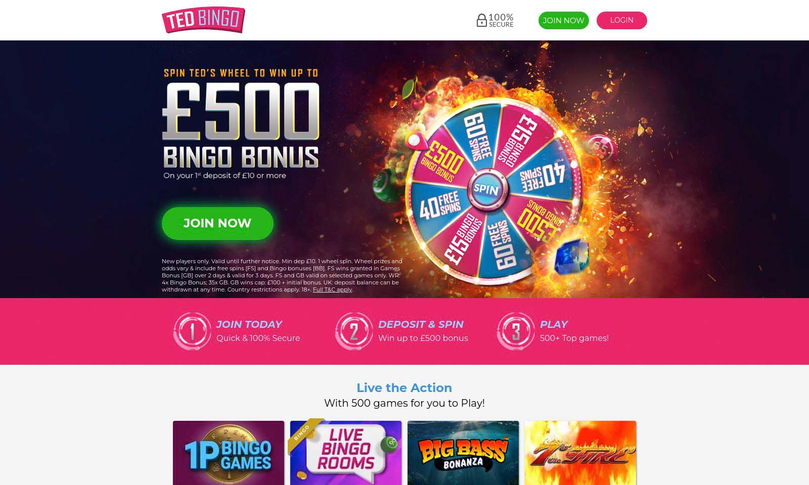 Homepage screenshot taken on 25 July 2024