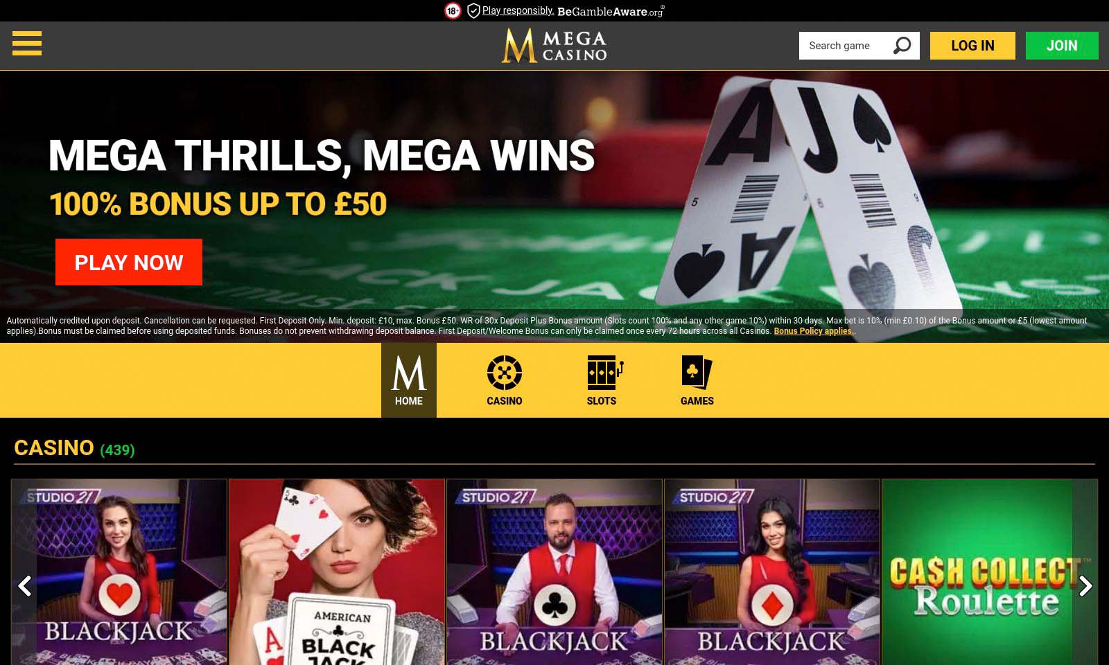 Homepage screenshot taken on 26 July 2024