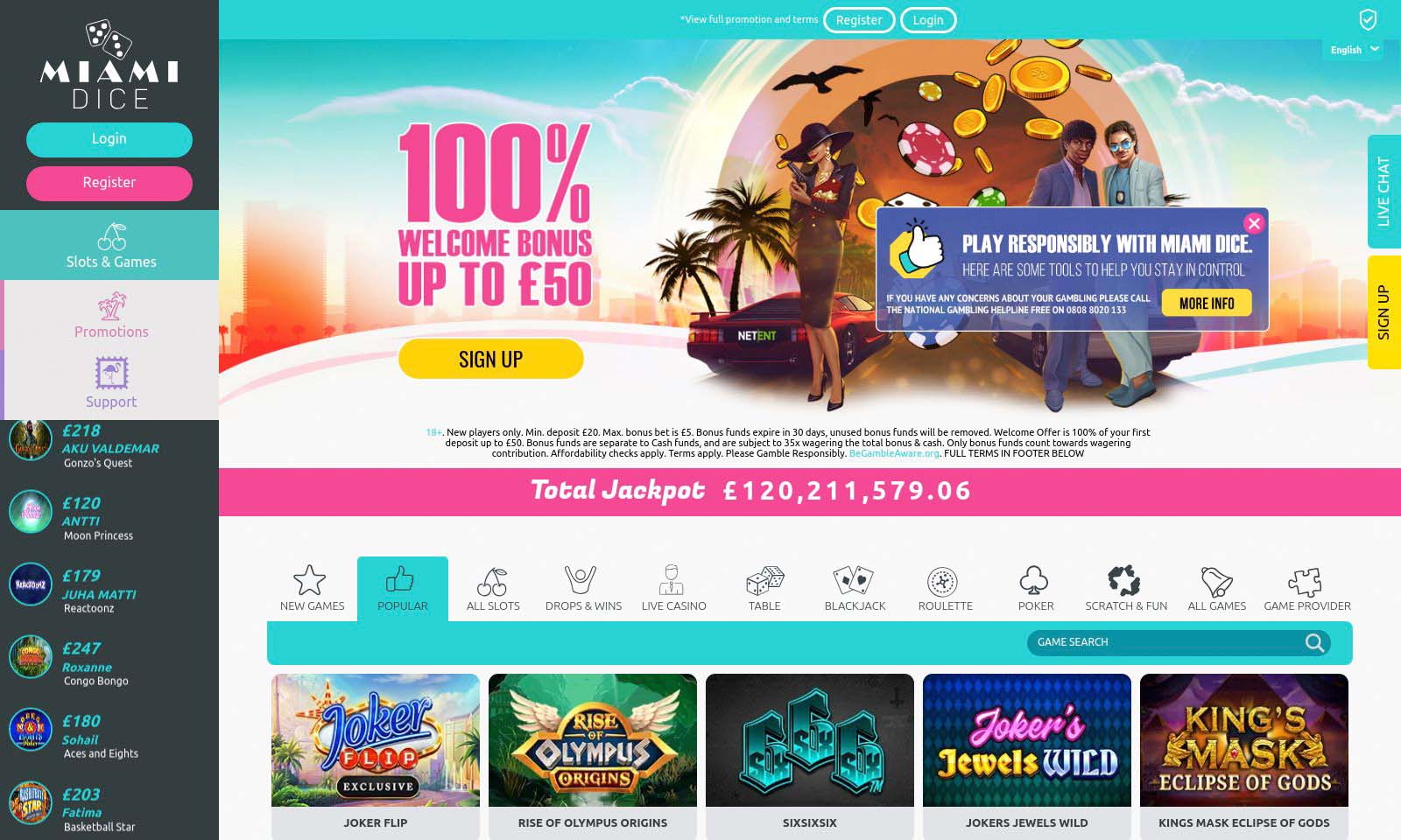 Homepage screenshot taken on 26 July 2024