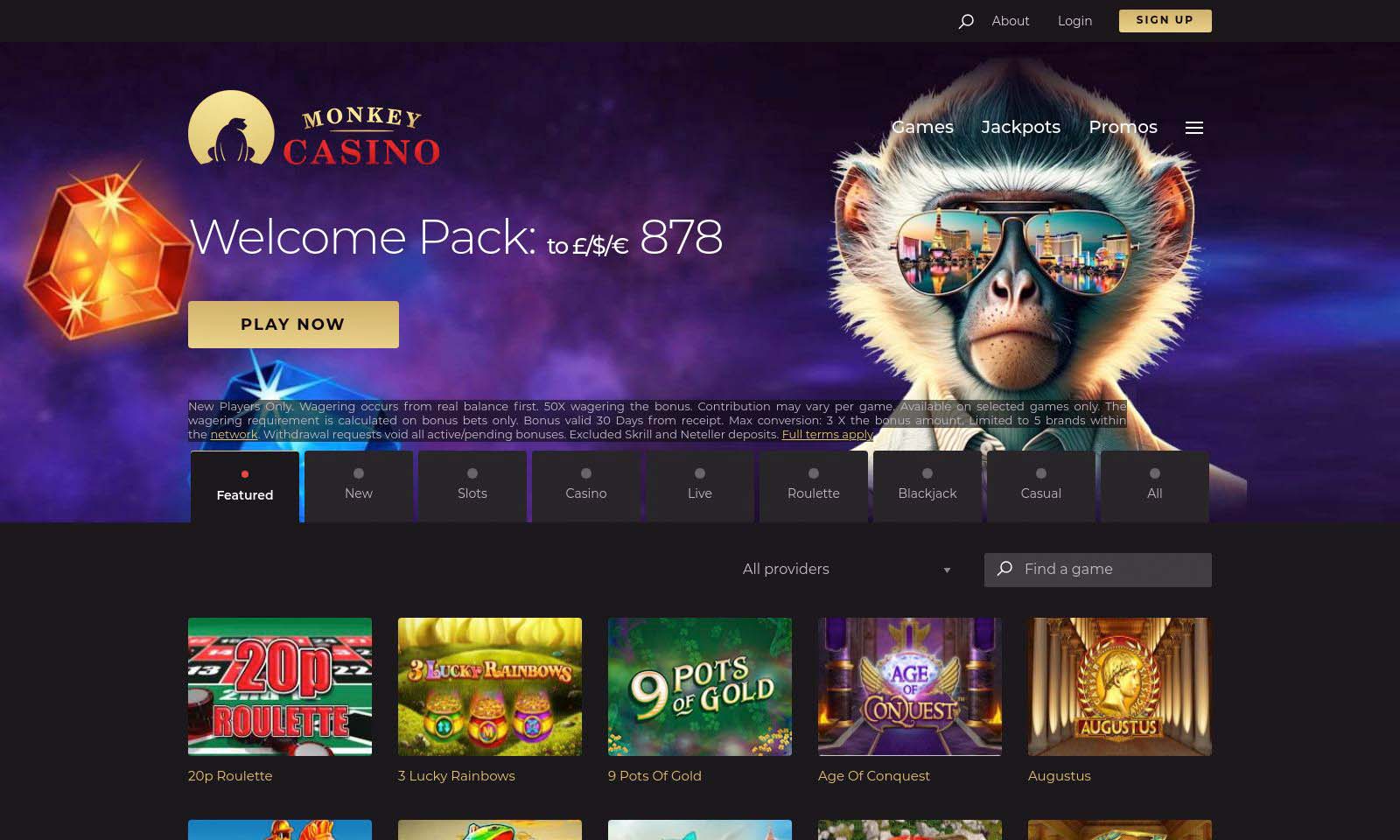 Homepage screenshot taken on 26 July 2024