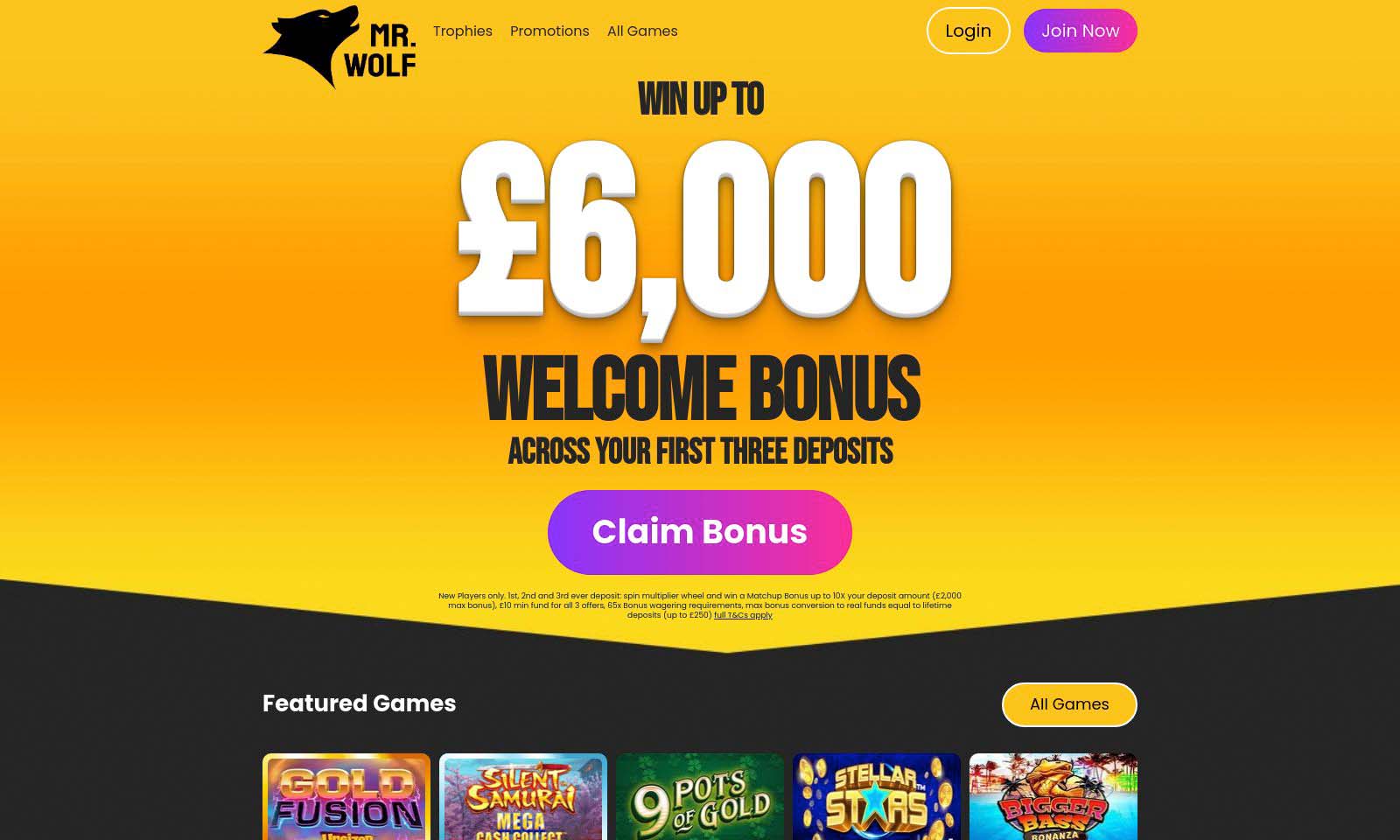 Homepage screenshot taken on 26 July 2024