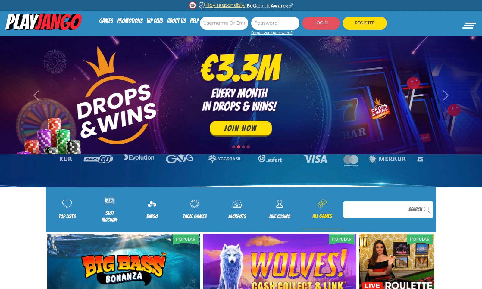 Homepage screenshot taken on 26 July 2024