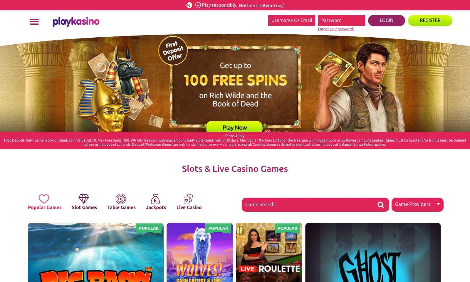 Homepage screenshot taken on 26 July 2024