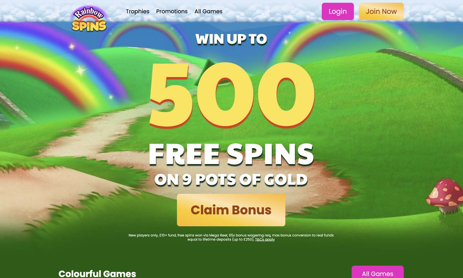 Homepage screenshot taken on 08 November 2024