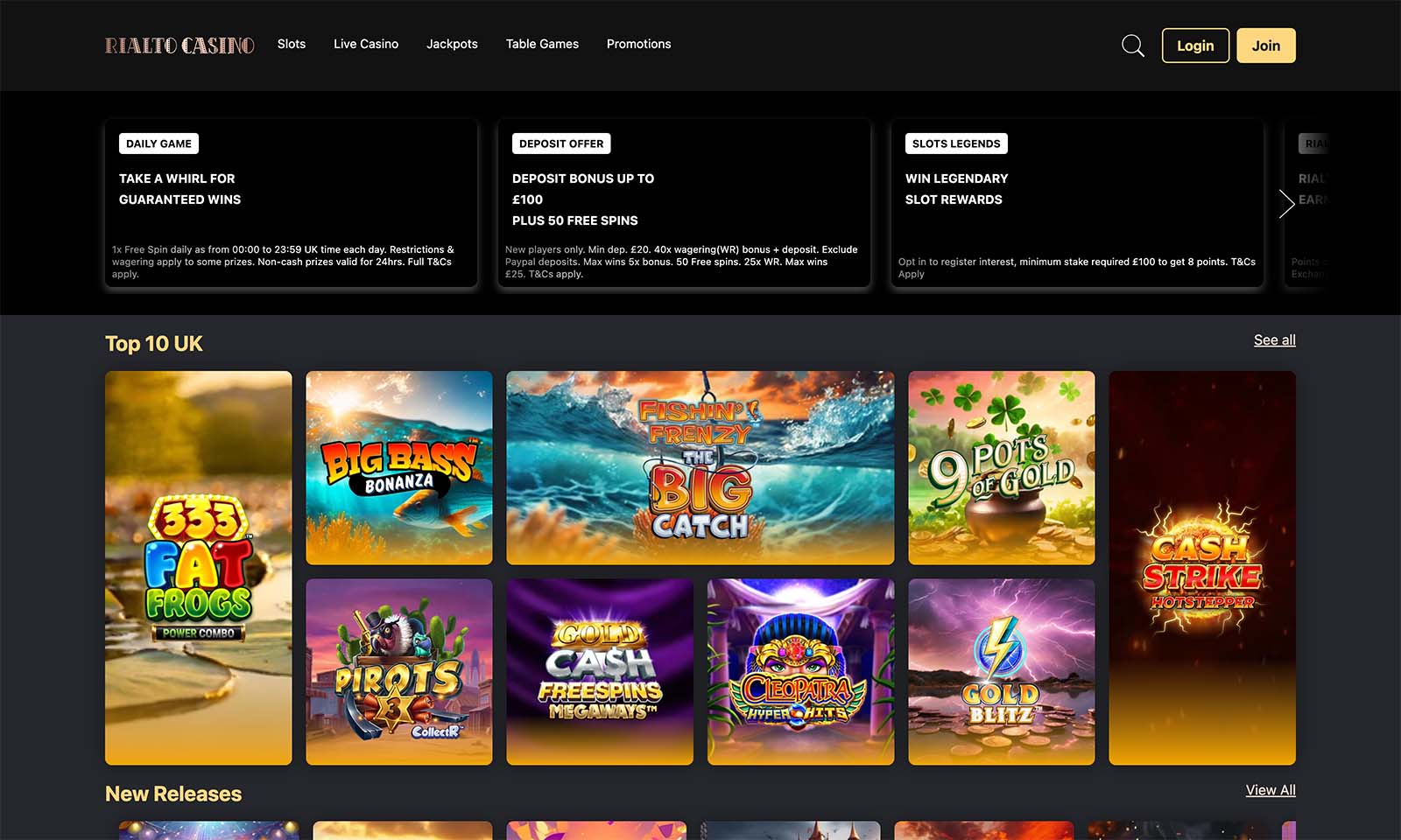 Homepage screenshot taken on 07 August 2024