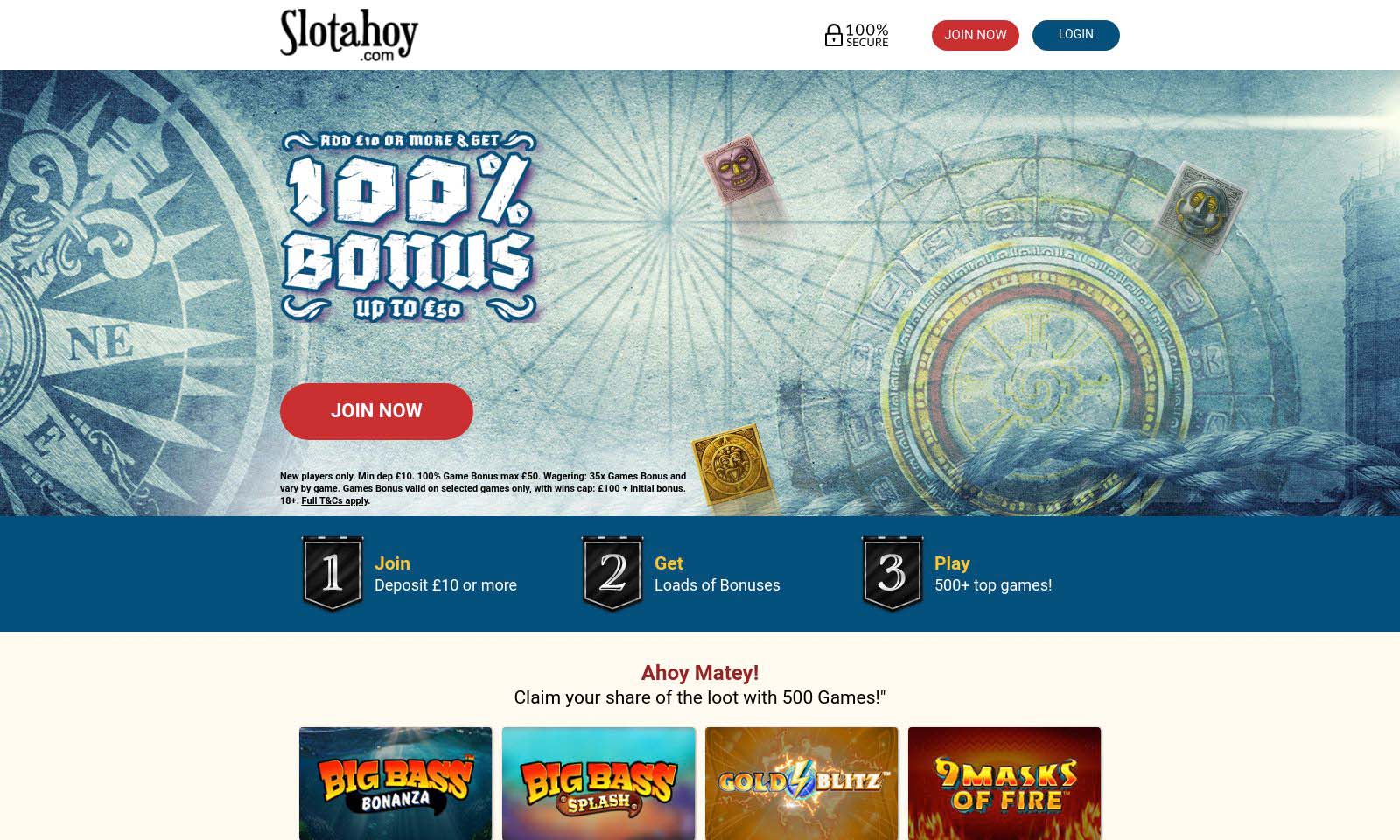 Homepage screenshot taken on 25 July 2024