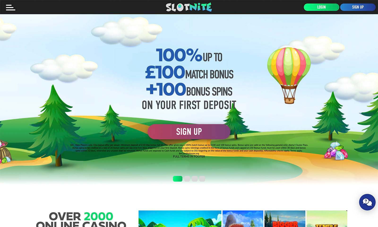 Homepage screenshot taken on 26 July 2024