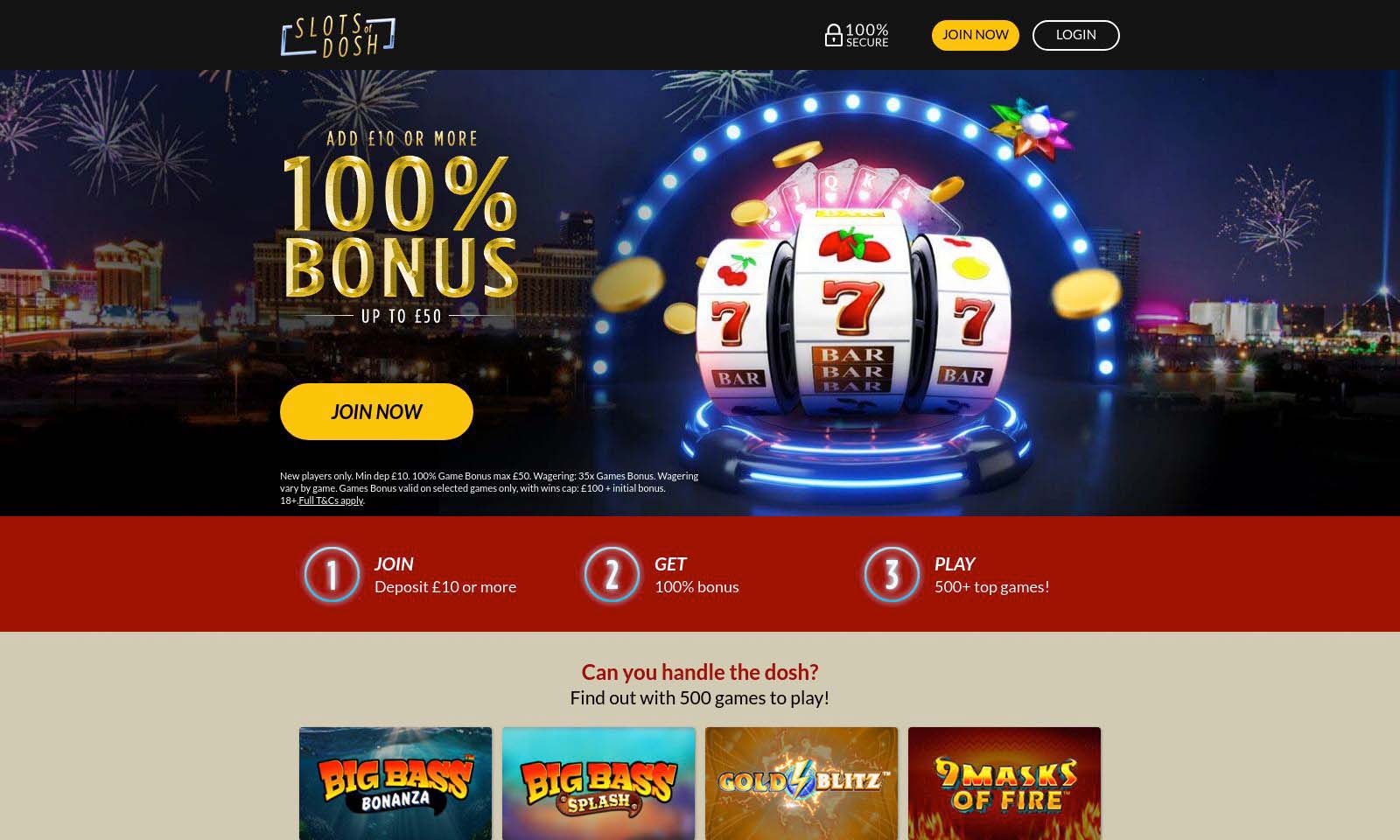 Homepage screenshot taken on 25 July 2024