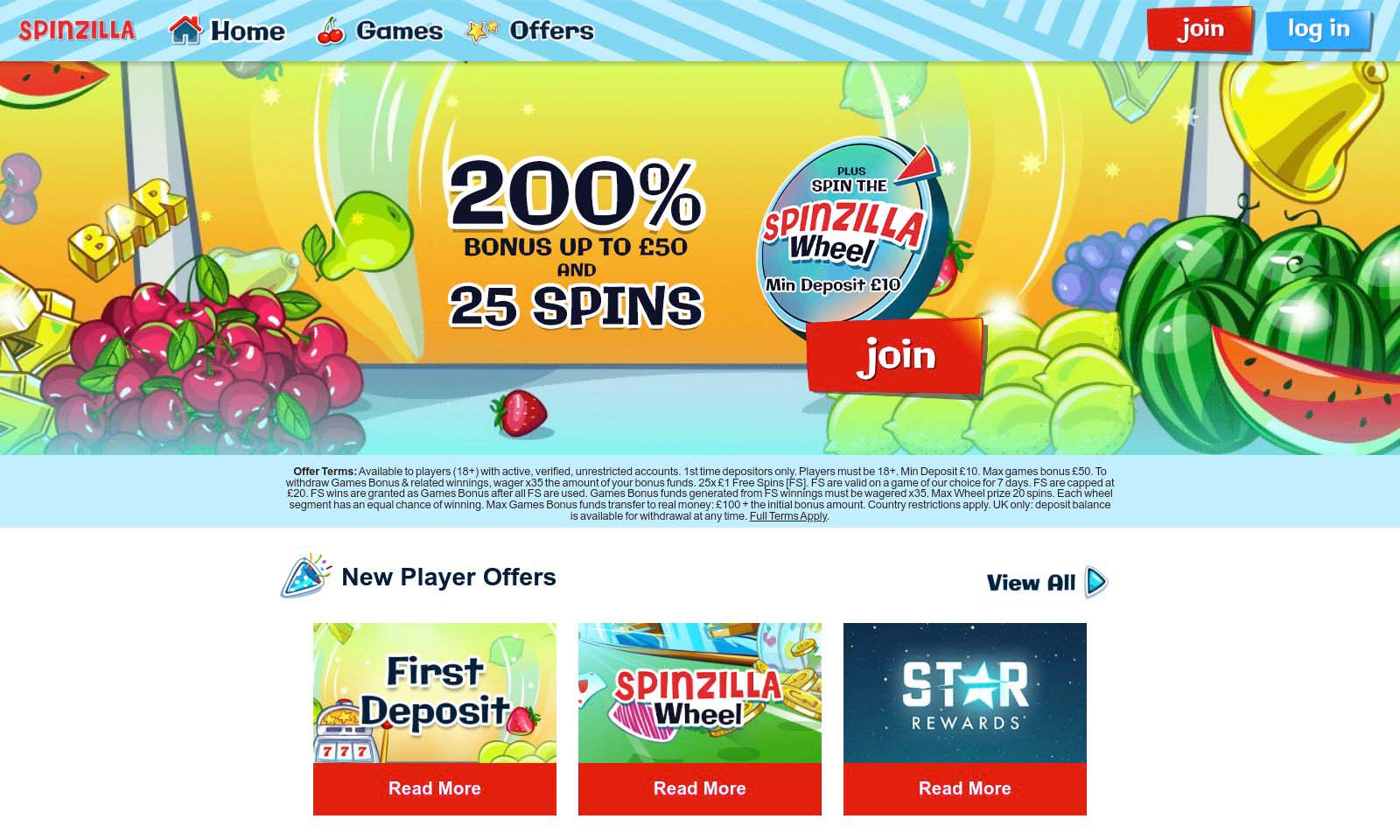 Homepage screenshot taken on 25 July 2024