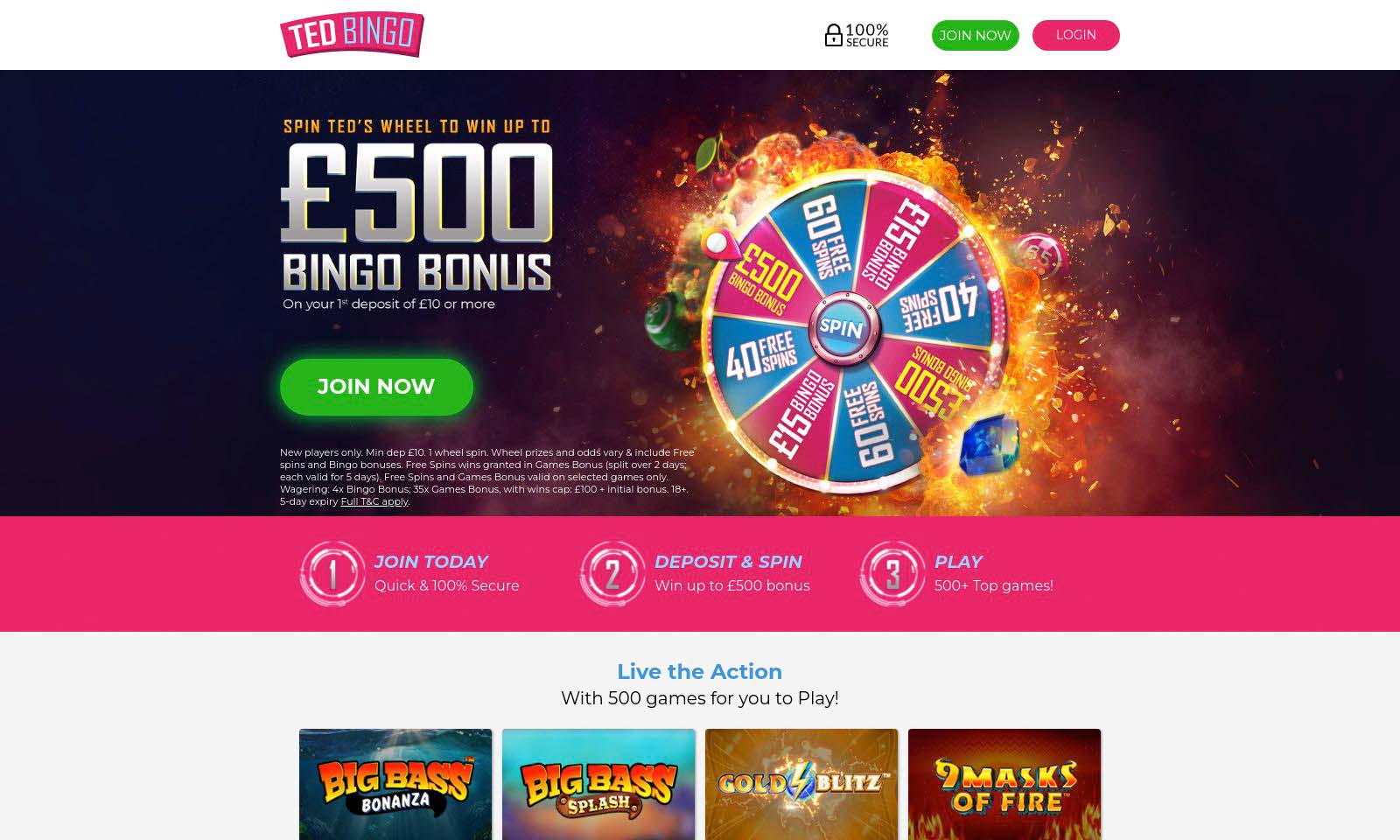 Homepage screenshot taken on 25 July 2024