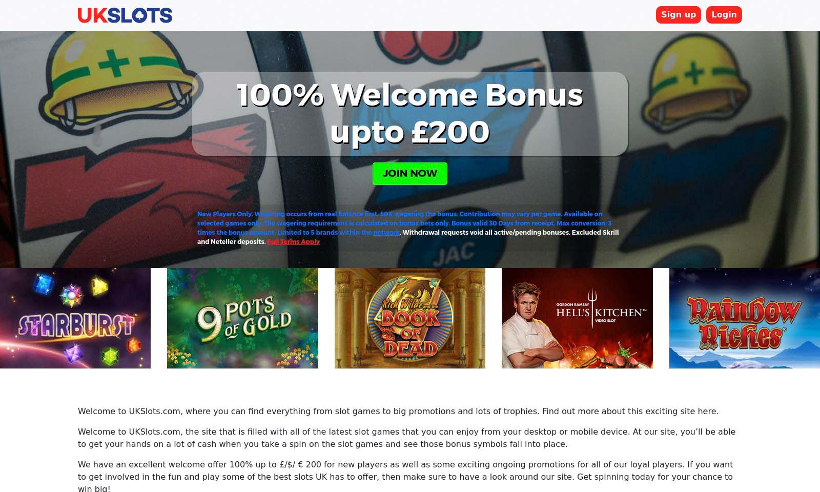 Homepage screenshot taken on 26 July 2024