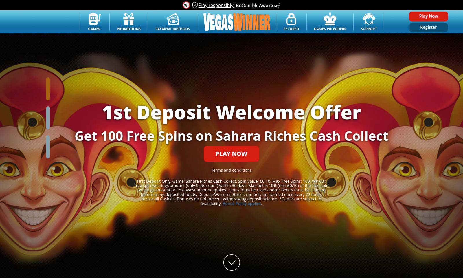 Homepage screenshot taken on 26 July 2024