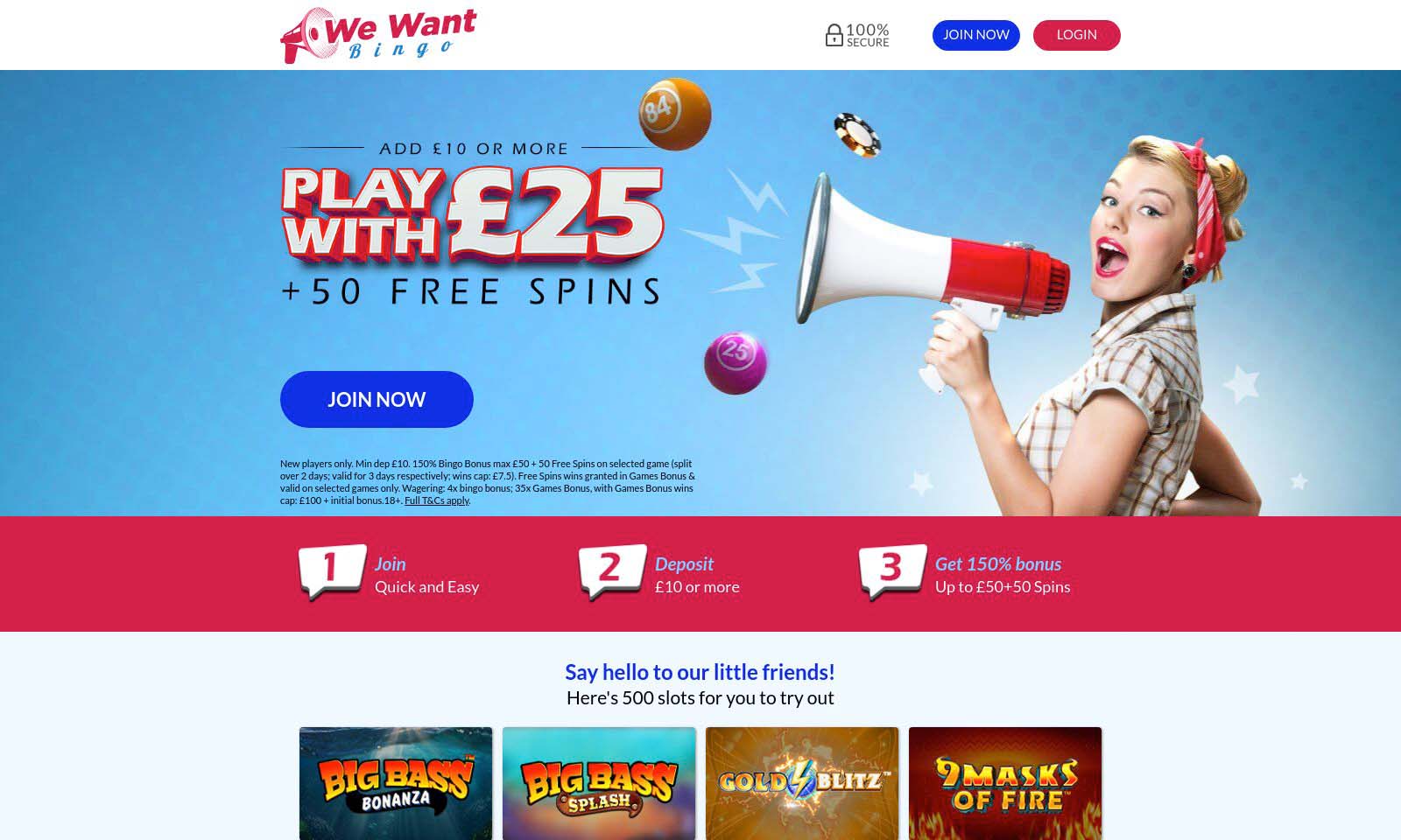 Homepage screenshot taken on 25 July 2024