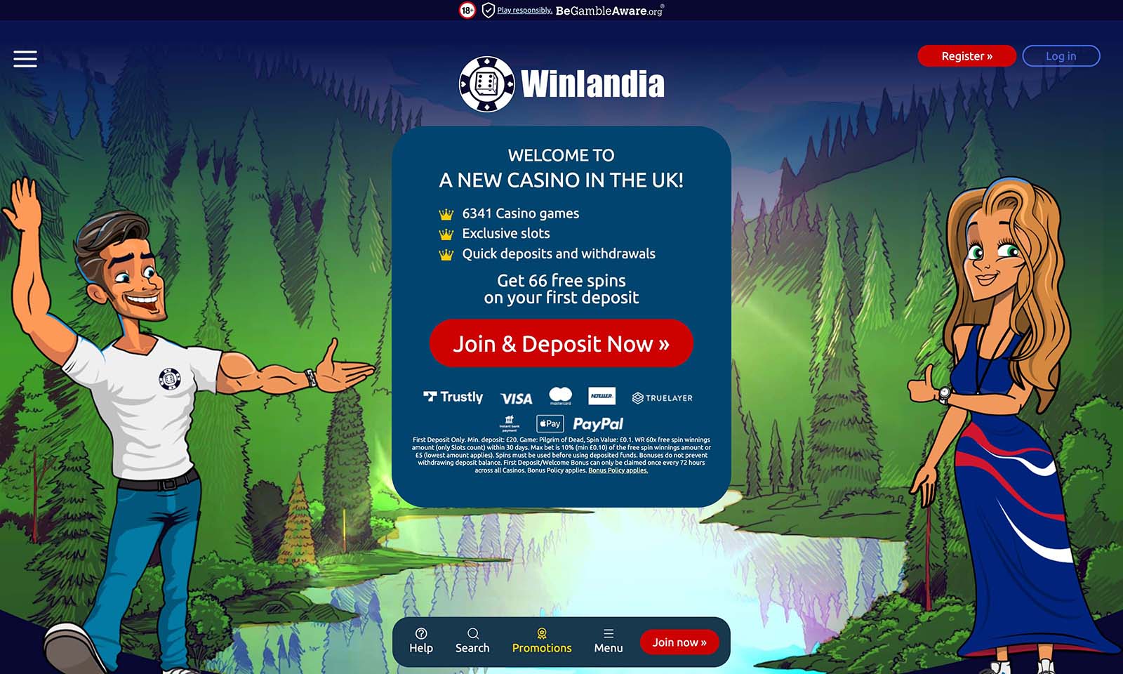 Homepage screenshot taken on 31 July 2024