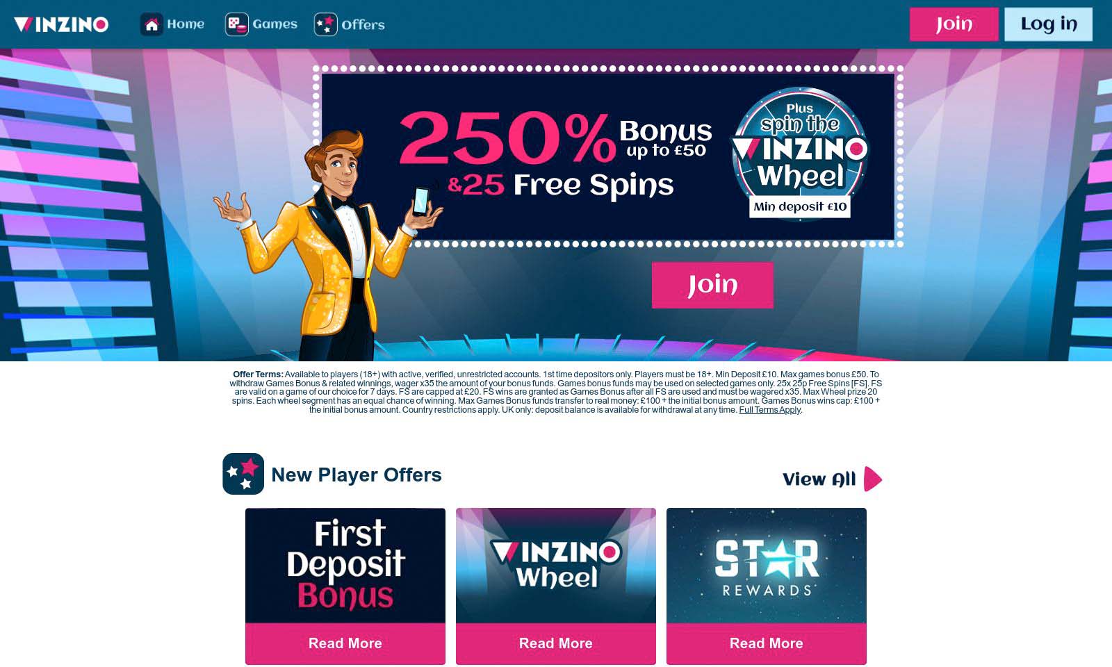 Homepage screenshot taken on 25 July 2024